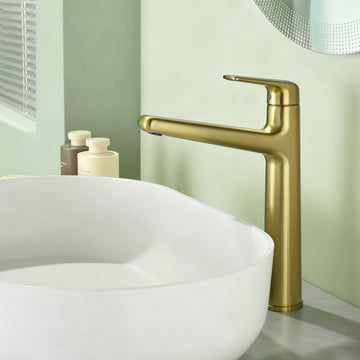 Brushed Gold Bathroom Faucet