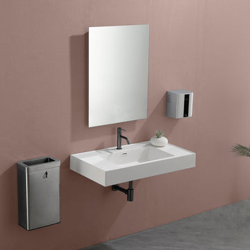 24x32 Inch LED Backlit Bathroom Mirror with 3 Color Lights