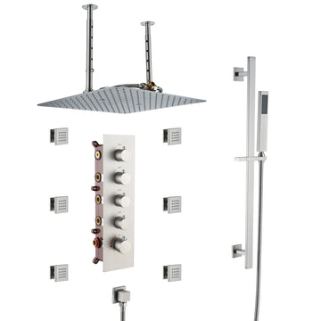 4-Function-Luxury-Nickel-Brushed-Shower-System-with-Handheld-Shower-and-Side-Body-Jets-Shower-Faucet-Set-with-Handheld-Slide-Bar