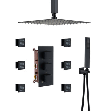 3-Function-Thermostatic-Shower-System-with-Side-Sprayer-Shower-Faucet-with-Handheld-Shower-Brass-Bathroom-Shower-System-Matte-Black