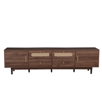 76 Inch Modern TV Stand with Drawers for Living Room/Bedroom for TVs Up to 85 Inches