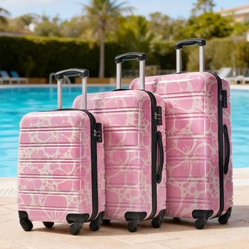 3-Piece PC Hardside Spinner Set with TSA Locks