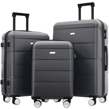 3-Piece ABS Hardside Spinner Luggage Set