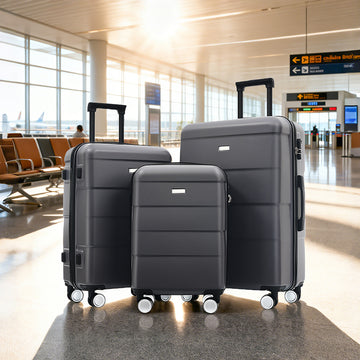 3-Piece ABS Hardside Spinner Luggage Set