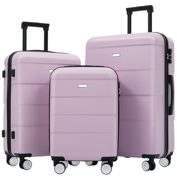 3-Piece ABS Hardside Spinner Set with Combo Locks
