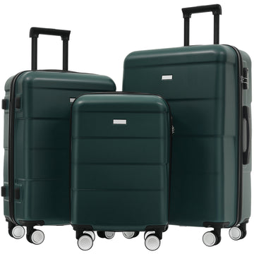 3-Piece ABS Hardside Spinner Luggage Set