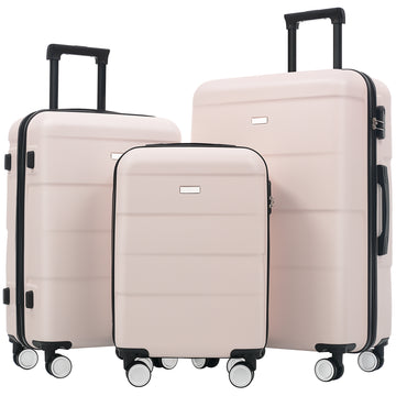 3-Piece ABS Hardside Spinner Luggage Set