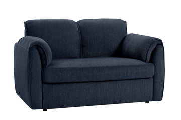 Chenille Sofa Bed - Modern Convertible Couch with Plush Comfort and Durable Design for Living Room and Bedroom, (Blue)