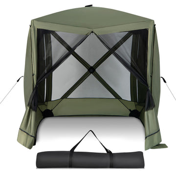 Green Pop Up Gazebo 80-in W x 80-in D x 84-in H