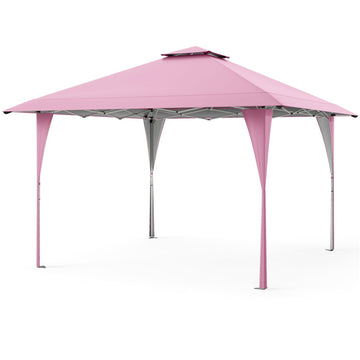 Pink Pop Up Gazebo 156-in W x 156-in D x 84-in H