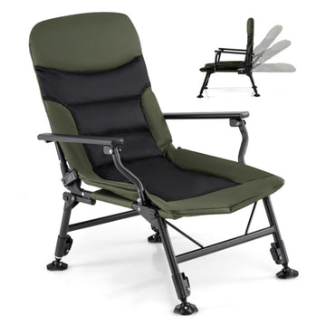 Green Oversized Foldable Fishing Chair 44.0-in L x 38.0-in W x 31.5-in H