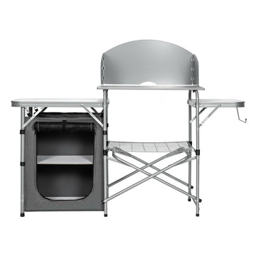 Gray Folding BBQ Grilling BBQ Grill Patio Table 575in L x 440in W x 220in H