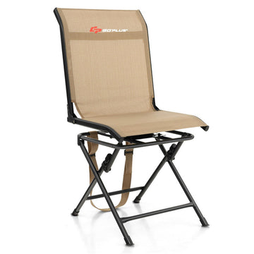 Dark Brown Folding Camping Chair 36.0-in L x 21.5-in W x 18.0-in H