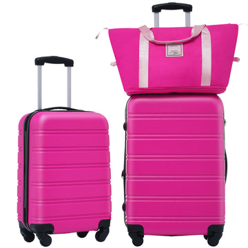 Durable 2-Piece Hardside Spinner Luggage Set