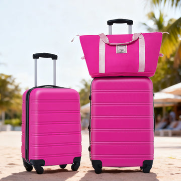 Durable 2-Piece Hardside Spinner Luggage Set