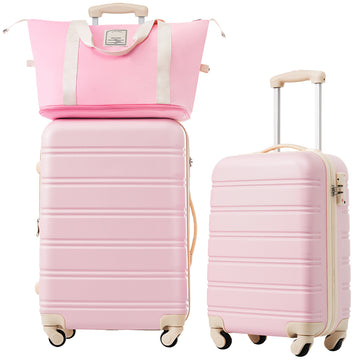 2-Piece Lightweight ABS Spinner Luggage Set