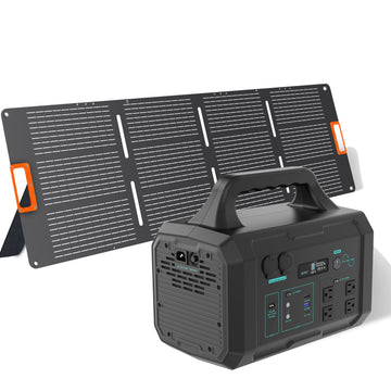 1800W Portable Power Station and 200W Foldable Solar Panel Kit 1024Wh Battery Pure Sine Wave ETL & FCC Certified