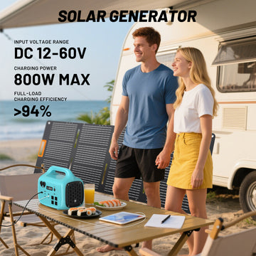 High-Performance Portable Power Station with 200W Portable Solar Panel