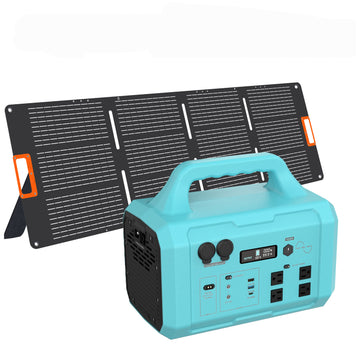 High-Performance Portable Power Station with 200W Portable Solar Panel