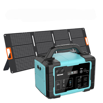 High-Performance Portable Power Station with 200W Portable Solar Panel