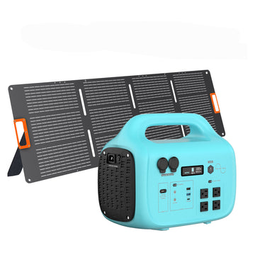 High-Performance Portable Power Station with 200W Portable Solar Panel