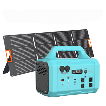 High-Performance Portable Power Station with 200W Portable Solar Panel