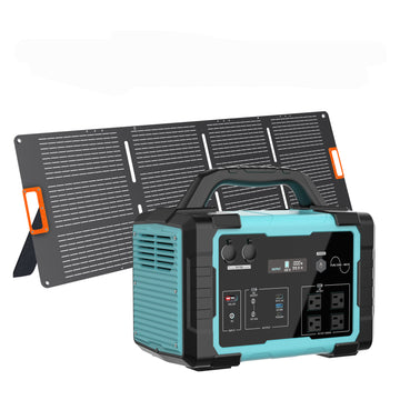 High-Performance Portable Power Station with 200W Portable Solar Panel