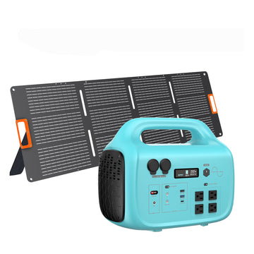 High-Performance Portable Power Station with 200W Portable Solar Panel