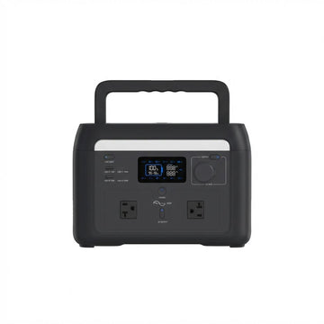 1000W Portable Power Station 614Wh Battery Backup with Multiple Outputs 120V/60Hz for Home & Outdoor Use