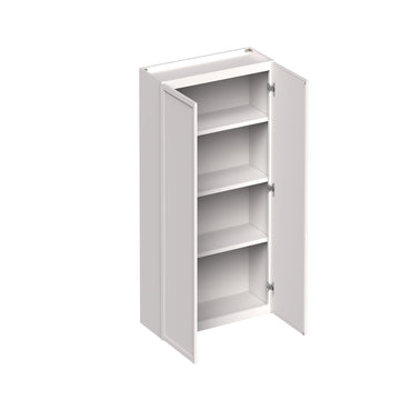 33-in W x 42-in H x 12-in D Snow White Slim Shaker Ready-to-Assemble Kitchen Wall Cabinet with Soft-Close Hardware