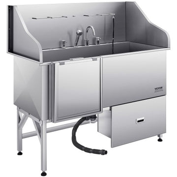 34 Inch Dog Grooming Bath Professional Pet Wash Tub Station