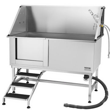 50 Inch Dog Grooming Tub Stainless Steel Professional Pet Wash Station