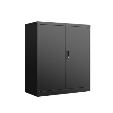 Storage Locker File Organizer Storage Cabinet with Door Locks and Two Adjustable Shelves Suitable as a Cabinet for Home Office School Garage Use