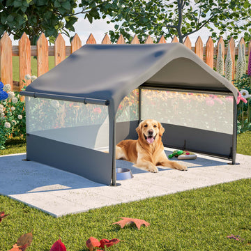 All-Weather Pet Tent with Mesh and UV Protection