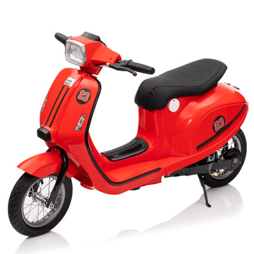 3+ Red 24V Kids Ride On UTV Twin 250W Motors 4Wheel Shock Absorption