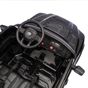 3+ Black 24V Kids Ride On UTV with Parents Remote Control Twin 80W Motors with 24V5
