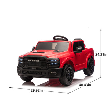 3+ Red 24V Kids Ride On UTV with Parents Remote Control Twin 80W Motors with 24V5Ah