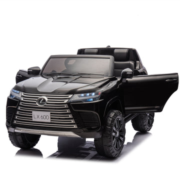 3+ Black 24V Kids Ride On UTV with Parents Remote Control 4Wheel