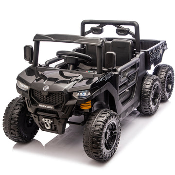 3+ Black 24V Kids Ride On UTV with Parents Remote Control 100W Motor 4Wheel