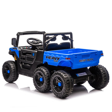 3+ Blue 24V Kids Ride On UTV with Parents Remote Control 100W Motor 4Wheel