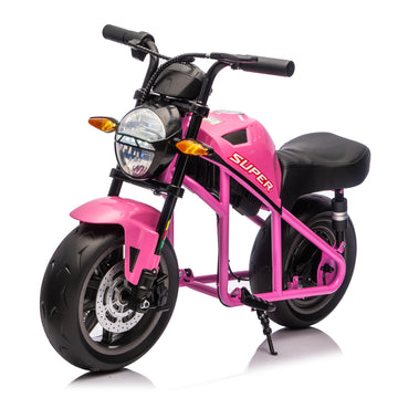 3+ Pink 24V Kids Ride On UTV Twin 300W Motors 4Wheel