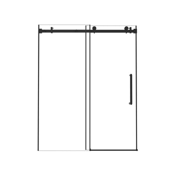 Matte Black Pivot Shower Door 32-in W x 72.0-in H