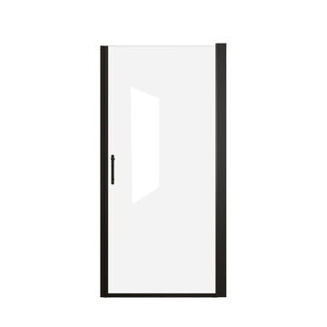 Matte Black Bifold Shower Door 29-in to 36-in W x 72.0-in H