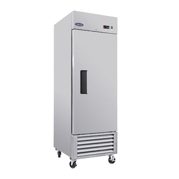 Silver Commercial Upright Freezer 23 Cu.ft 1 Door 27.01-in L x 32.08-in W x 83.07-in H ETL Approved