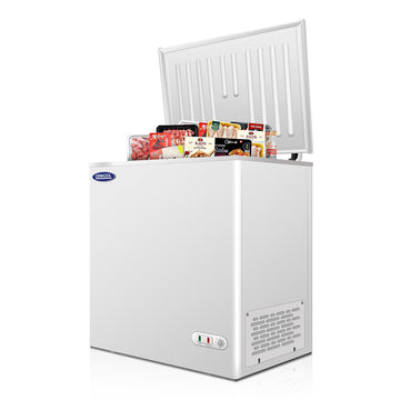 White Solid Top Commercial Chest Freezer 50 Cuft 268-in L x 225-in W x 335-in H