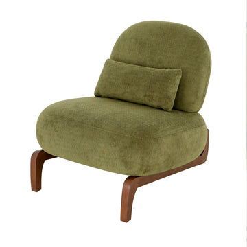 Velvet Accent Chair For Living Room Chair with Soft Cushion