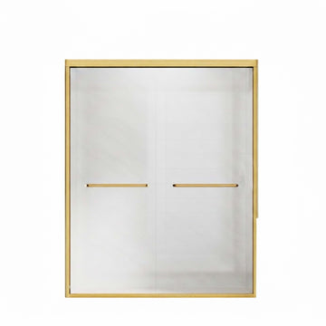 44-48" x 72" Sliding Shower Doors with Smooth Rollers and Adjustable Walk-In
