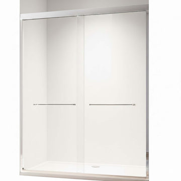 44-48" x 72" Sliding Shower Doors with Smooth Rollers and Adjustable Walk-In