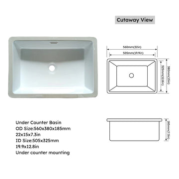 31 Inch Marble Bathroom Vanity Top with Rectangular Sink and 4 Inch Backsplash in Carrara White