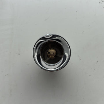 Matte white cover brass pop-up drainer for stone resin freestanding bathtub